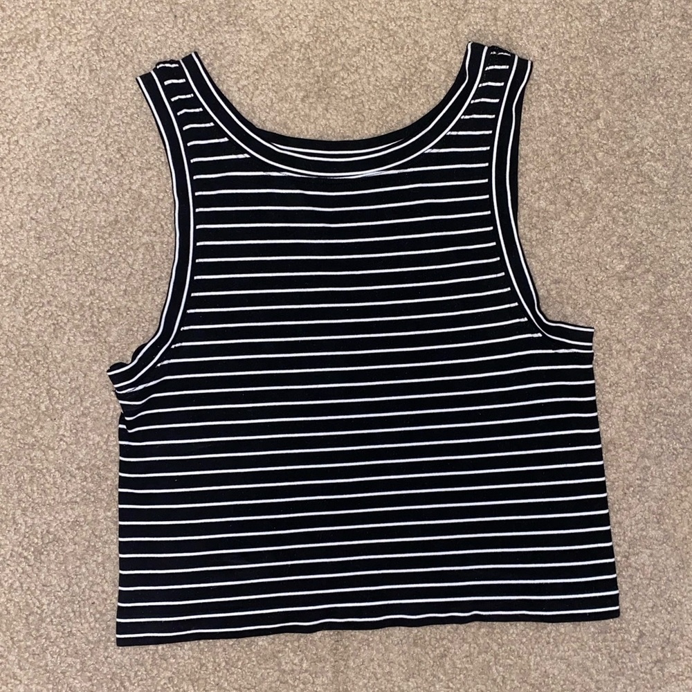 Free People Striped Crop Top